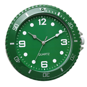 Exogio Wall clock modern design silent quartz needle wall Green Exogio Wall clock modern design silent quartz needle wall Green