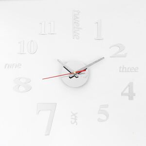 GreenZech (Silver) Modern 3D Frameless 40cm Wall Clock Style Watches Hours DIY Room Home D GreenZech (Silver) Modern 3D Frameless 40cm Wall Clock Style Watches Hours DIY Room Home D