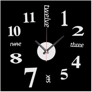 GreenZech (White) DIY Mini Modern Art Mirror Wall Clock 3D Sticker Design Home Office Room GreenZech (White) DIY Mini Modern Art Mirror Wall Clock 3D Sticker Design Home Office Room