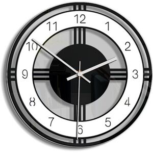 winwin 11-Inch Acrylic Silent Wall Clock - Modern Mirror Finish, Non-Ticking Quartz Mov winwin 11-Inch Acrylic Silent Wall Clock - Modern Mirror Finish, Non-Ticking Quartz Mov