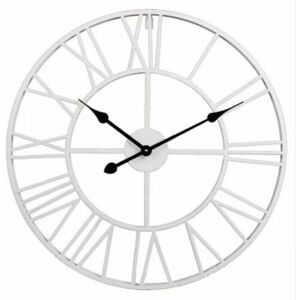 Unbranded (White, 40cm) Retro Iron Wall Clock Decorative Hand Home Outdoor Commercial Up D Unbranded (White, 40cm) Retro Iron Wall Clock Decorative Hand Home Outdoor Commercial Up D