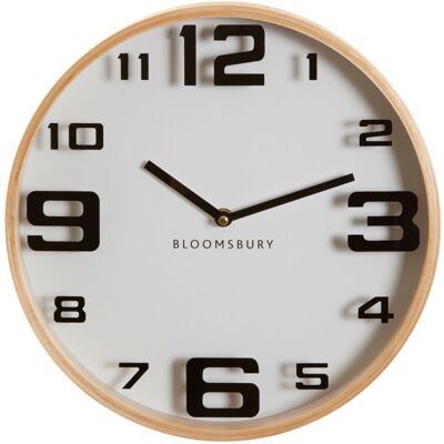 Premier Housewares - Vitus - White - Wood - Wall Clock Premier Housewares - Vitus - White - Wood - Wall Clock