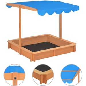 vidaXL Sandpit with Adjustable Roof Fir Wood - Sandpit vidaXL Sandpit with Adjustable Roof Fir Wood - Sandpit