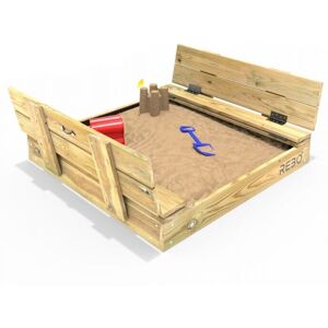 (Sandpit Ball Pool with Lid and Benches) Rebo Wooden Sandpit Ball Pool Square Fr (Sandpit Ball Pool with Lid and Benches) Rebo Wooden Sandpit Ball Pool Square Fr