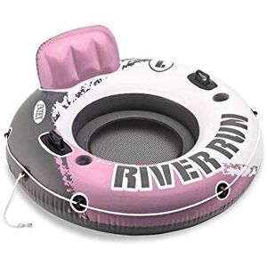 Intex River Run I Inflatable Water Lounge Tube 1-Person, Pink 58828EP Intex River Run I Inflatable Water Lounge Tube 1-Person, Pink 58828EP