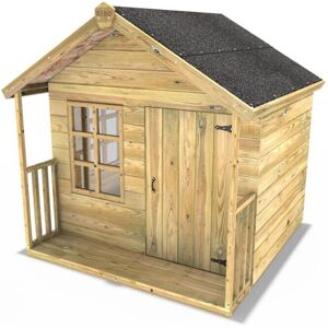 (Woodpecker) Rebo 5FT x 5FT Childrens Wooden Garden Playhouse (Woodpecker) Rebo 5FT x 5FT Childrens Wooden Garden Playhouse