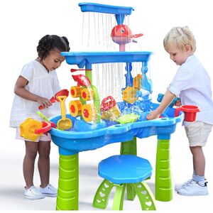 TEMI Toddler Water Table Kids Sand Water Table 3-Tier Outdoor Water Play Table To TEMI Toddler Water Table Kids Sand Water Table 3-Tier Outdoor Water Play Table To