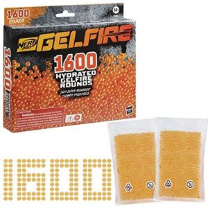 Nerf Pro Gelfire Round Refill, 1600 Hydrated Gelfire Rounds, Use With Nerf Pro G Nerf Pro Gelfire Round Refill, 1600 Hydrated Gelfire Rounds, Use With Nerf Pro G