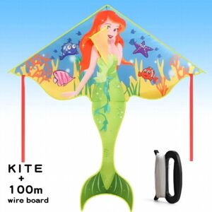 Unbranded YongJian kite Mermaid Kite for Girls and Kids Lovely Cartoon kites for Adults Ou Unbranded YongJian kite Mermaid Kite for Girls and Kids Lovely Cartoon kites for Adults Ou