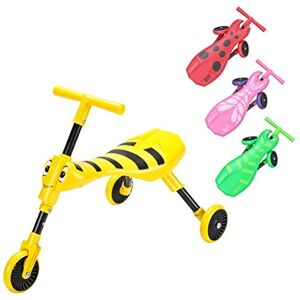 Scuttlebug 3-Wheel Foldable Ride-On Tricycle for 1+ Year Old, Bumblebee Trike, A Scuttlebug 3-Wheel Foldable Ride-On Tricycle for 1+ Year Old, Bumblebee Trike, A