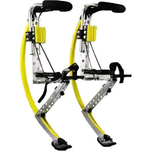 (90-110KG) Skyrunner Adult Jumping Stilts Bounce Shoes Yellow (90-110KG) Skyrunner Adult Jumping Stilts Bounce Shoes Yellow