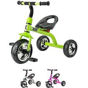 Xootz Tricycle for Kids, Trike Easy Clip and Portable - Green, Size 3 Xootz Tricycle for Kids, Trike Easy Clip and Portable - Green, Size 3