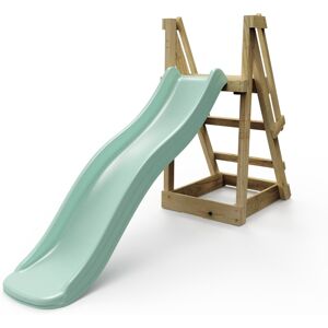 Rebo 6 ft Freestanding Kids Slide - Mint Green Rebo 6 ft Freestanding Kids Slide - Mint Green