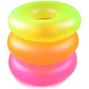 3 Pack Intex Neon Frost Swim Tubes Inflatable 36" Pool Floats and Rings 3 Pack Intex Neon Frost Swim Tubes Inflatable 36" Pool Floats and Rings