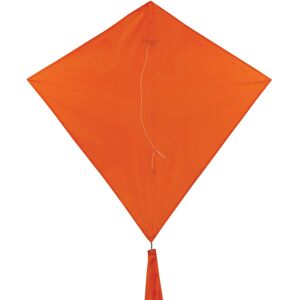 In de Bries In the Breeze 3298 - Tangerine 30 Inch Diamond Kite - Solid Orange Fu In de Bries In the Breeze 3298 - Tangerine 30 Inch Diamond Kite - Solid Orange Fu
