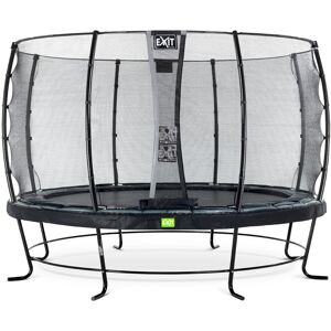 EXIT TOYS EXIT Elegant trampoline 12ft with Economy safetynet - black EXIT TOYS EXIT Elegant trampoline 12ft with Economy safetynet - black