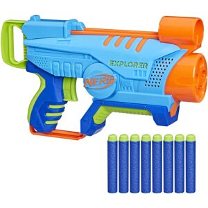NERF Elite Junior Explorer Easy-Play Toy Foam Blaster 8 Darts for Kids Outdoor NERF Elite Junior Explorer Easy-Play Toy Foam Blaster 8 Darts for Kids Outdoor