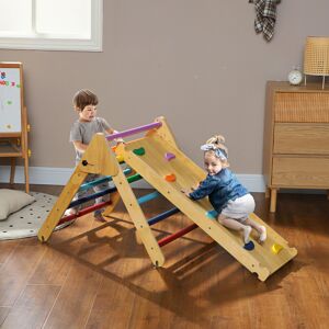 AIYAPLAY Toddler Climbing Frame, Wooden Indoor Pikler Triangle Set AIYAPLAY Toddler Climbing Frame, Wooden Indoor Pikler Triangle Set