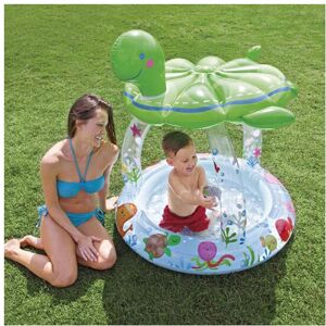Unbranded (Separate pool, 102×107CM) Turtle Inflatable Pool, Round Shaded Play Pool, Baby Unbranded (Separate pool, 102×107CM) Turtle Inflatable Pool, Round Shaded Play Pool, Baby