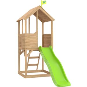 TP TOYS TP Treehouse Wooden Play Tower with Wavy Slide - FSC certified TP TOYS TP Treehouse Wooden Play Tower with Wavy Slide - FSC certified