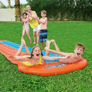 Bestway H20GO Double Lane Slip and Slide Inflatable Water Slide for Kids and Adu Bestway H20GO Double Lane Slip and Slide Inflatable Water Slide for Kids and Adu