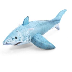 Bestway Realistic Shark Pool Float, Kids Inflatable Ride-On with Handles, Swimmi Bestway Realistic Shark Pool Float, Kids Inflatable Ride-On with Handles, Swimmi
