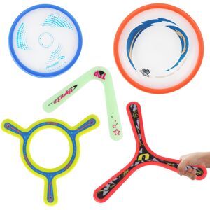 deAO Toys deAO 5 PCS Colourful Boomerangs for Kids, Easy to Throw Boomarang Frisbee Flying deAO Toys deAO 5 PCS Colourful Boomerangs for Kids, Easy to Throw Boomarang Frisbee Flying