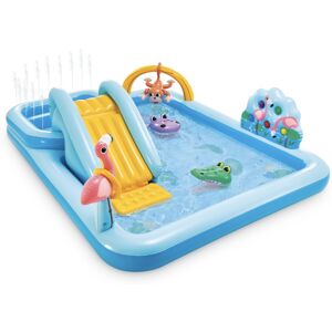 Intex 96x 78x 28Inflatable Jungle Adventure Play Center Spray Kiddie Pool Backya Intex 96x 78x 28Inflatable Jungle Adventure Play Center Spray Kiddie Pool Backya