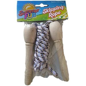 Kandy Toys Summer Fun Wooden Skipping Rope For Children 2.3 Metres Kandy Toys Summer Fun Wooden Skipping Rope For Children 2.3 Metres