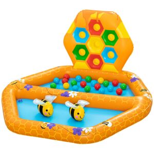 Bestway Lil' BeehiveInflatable Baby Pool & Ball Pit Combo, Summer Outdoor Padd Bestway Lil' BeehiveInflatable Baby Pool & Ball Pit Combo, Summer Outdoor Padd