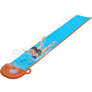 Bestway H20GO Single Water Slide, 4.88 m Inflatable Slip and Slide with Built-In Bestway H20GO Single Water Slide, 4.88 m Inflatable Slip and Slide with Built-In