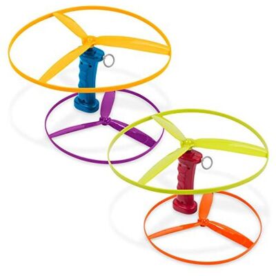 Battat - Skyrocopter - 2 Launchers - Flying Disc Toy Battat - Skyrocopter - 2 Launchers - Flying Disc Toy