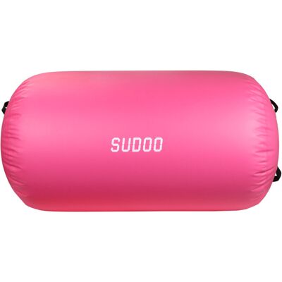 sudoo (Pink, 100 x 60 cm) Inflatable Air Roller Gymnastics Mats Air Roll Air Barrel Tu sudoo (Pink, 100 x 60 cm) Inflatable Air Roller Gymnastics Mats Air Roll Air Barrel Tu
