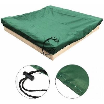 Unbranded (green, 200*200cm) Sandbox Cover With Drawstring, Square Dust-proof Beach Sandbo Unbranded (green, 200*200cm) Sandbox Cover With Drawstring, Square Dust-proof Beach Sandbo