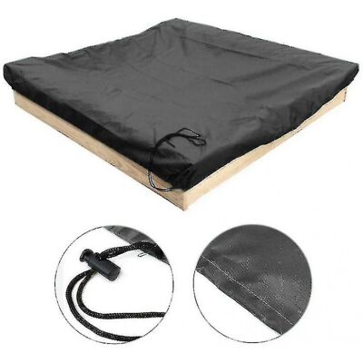 Unbranded (black, 200*200cm) Sandbox Cover With Drawstring, Square Dust-proof Beach Sandbo Unbranded (black, 200*200cm) Sandbox Cover With Drawstring, Square Dust-proof Beach Sandbo