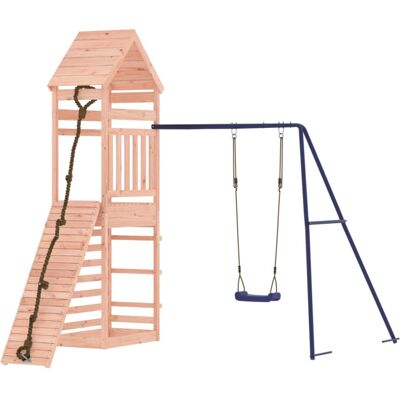 vidaXL Outdoor Playset Solid Wood Douglas - Garden Playhouse & Tower vidaXL Outdoor Playset Solid Wood Douglas - Garden Playhouse & Tower