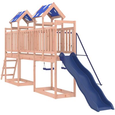 vidaXL Solid Douglas Wood Outdoor Playset Garden Playhouse Playground Equipmen vidaXL Solid Douglas Wood Outdoor Playset Garden Playhouse Playground Equipmen
