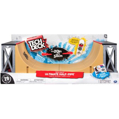 TECH DECK Ultimate 20-Inch Half-Pipe Ramp Playset and Exclusive Primitive Pro F TECH DECK Ultimate 20-Inch Half-Pipe Ramp Playset and Exclusive Primitive Pro F