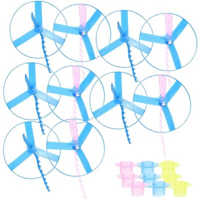 Kricely (As show, One size) 10pcs Flying Disc Toys Kids Flying Disc Playthings Pull Stri Kricely (As show, One size) 10pcs Flying Disc Toys Kids Flying Disc Playthings Pull Stri
