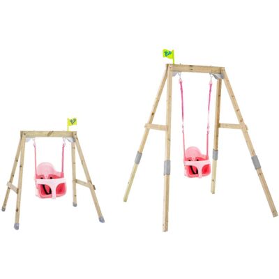TP TOYS TP Forest Acorn Growable Swing Set with Quadpod - FSC certified TP TOYS TP Forest Acorn Growable Swing Set with Quadpod - FSC certified