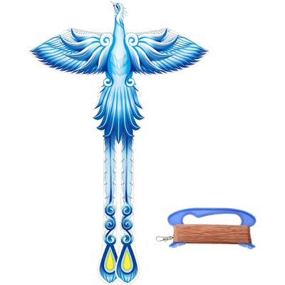 Unbranded (kite only, One size) Phoenix Flying Kite Blue color Kite Children Kids Sport To Unbranded (kite only, One size) Phoenix Flying Kite Blue color Kite Children Kids Sport To