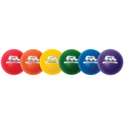 Champion Sports Rhino Skin Dodgeballs: 8 Inch Balls for Playground, PE, Backyard Champion Sports Rhino Skin Dodgeballs: 8 Inch Balls for Playground, PE, Backyard