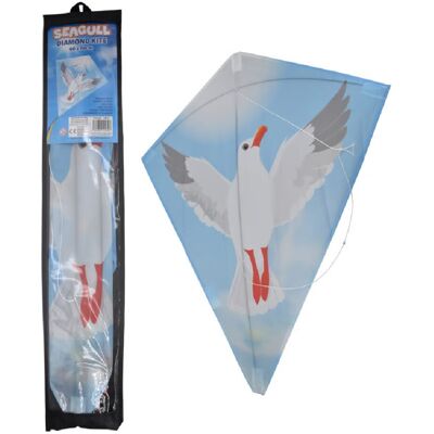 Kandy Toys Seagull 60 x 70cm Diamond Kite Kandy Toys Seagull 60 x 70cm Diamond Kite