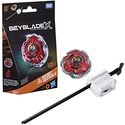 Beyblade X Starter Pack Rocket Griffon H UX Infinity, Takara Tomy balance type s Beyblade X Starter Pack Rocket Griffon H UX Infinity, Takara Tomy balance type s
