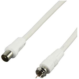 Loops 3m F Connector Male to Aerial Plug Antenna Cable RF Coaxial Coax Fly Lead Loops 3m F Connector Male to Aerial Plug Antenna Cable RF Coaxial Coax Fly Lead