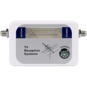 Torribaly Finder Digital Aerial Terrestrial TV Antenna Signal Strength Meter White Torribaly Finder Digital Aerial Terrestrial TV Antenna Signal Strength Meter White