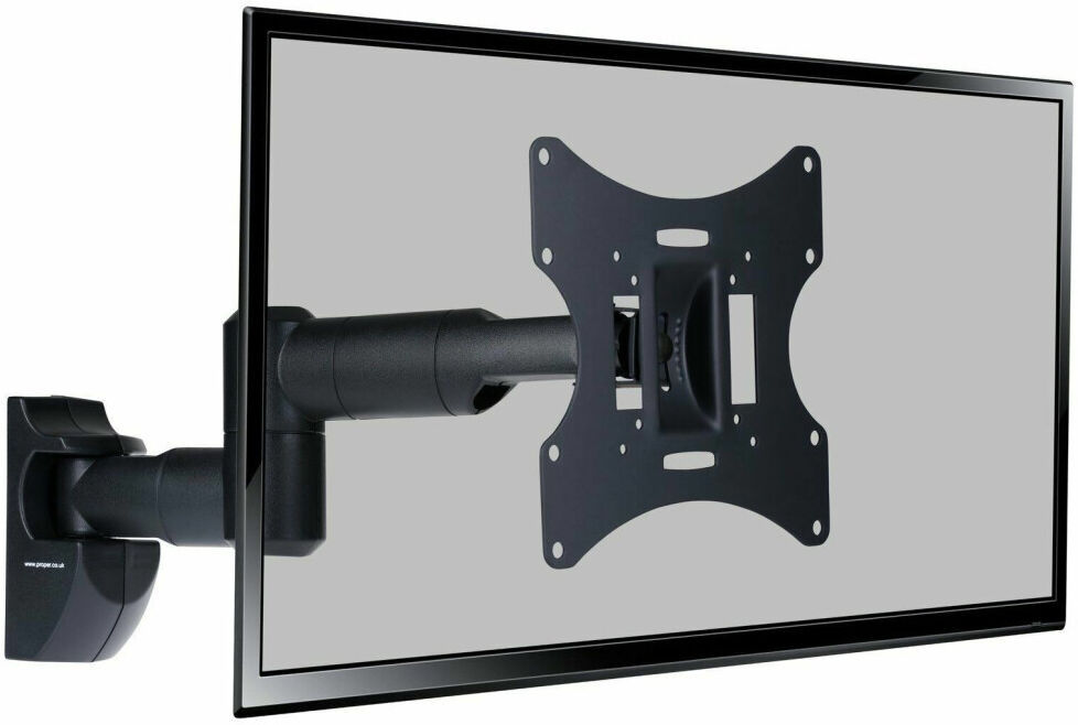 Proper AV Tilt and Swivel Up To 42 Inch TV Wall Bracket - Black