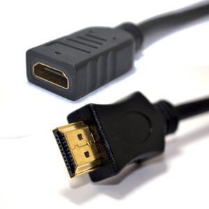kenable HDMI 1.4 High Speed 3D TV Extension Lead Male to Female Cable 0.25m kenable HDMI 1.4 High Speed 3D TV Extension Lead Male to Female Cable 0.25m