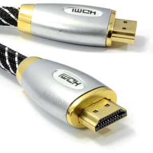 kenable HQ Braided 4k 2k High Speed HDMI 1.4 3D TV Cable Metal Ends 1.5m kenable HQ Braided 4k 2k High Speed HDMI 1.4 3D TV Cable Metal Ends 1.5m