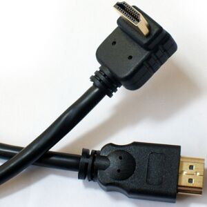 Loops 2M High Speed HDMI Cable Right Angled 90 to Straight Connector Xbox TV Lead Loops 2M High Speed HDMI Cable Right Angled 90 to Straight Connector Xbox TV Lead